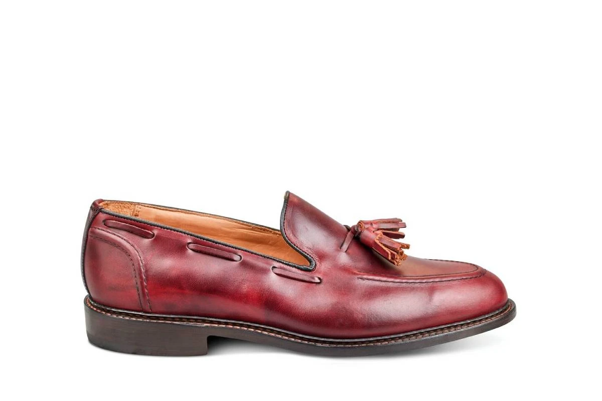 Elton Tassel Loafer - Burgundy Cutter 1 Elton Tassel Loafer - Burgundy Cutter