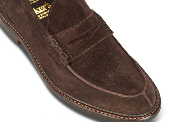 Adam Penny Loafer - Coffee Suede 2 Adam Penny Loafer - Coffee Suede - Image 2