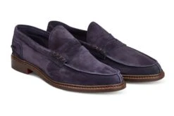 Adam Penny Loafer - Navy Suede 7 Adam Penny Loafer - Navy Suede -Men Shoes Store adam penny loafer navy suede 864188
