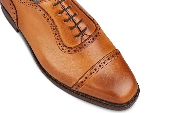 Belgrave Toecap Oxford City Shoe - 1001 Burnished 2 Belgrave Toecap Oxford City Shoe - 1001 Burnished - Image 2