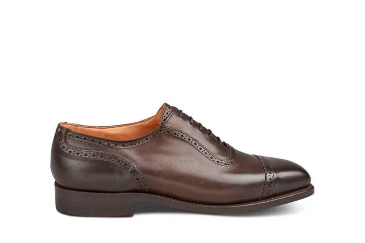 Belgrave Toecap Oxford City Shoe - Espresso Burnished 1 Belgrave Toecap Oxford City Shoe - Espresso Burnished