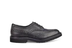 Bourton Country Shoe - Black Olivvia Shrunken Grain