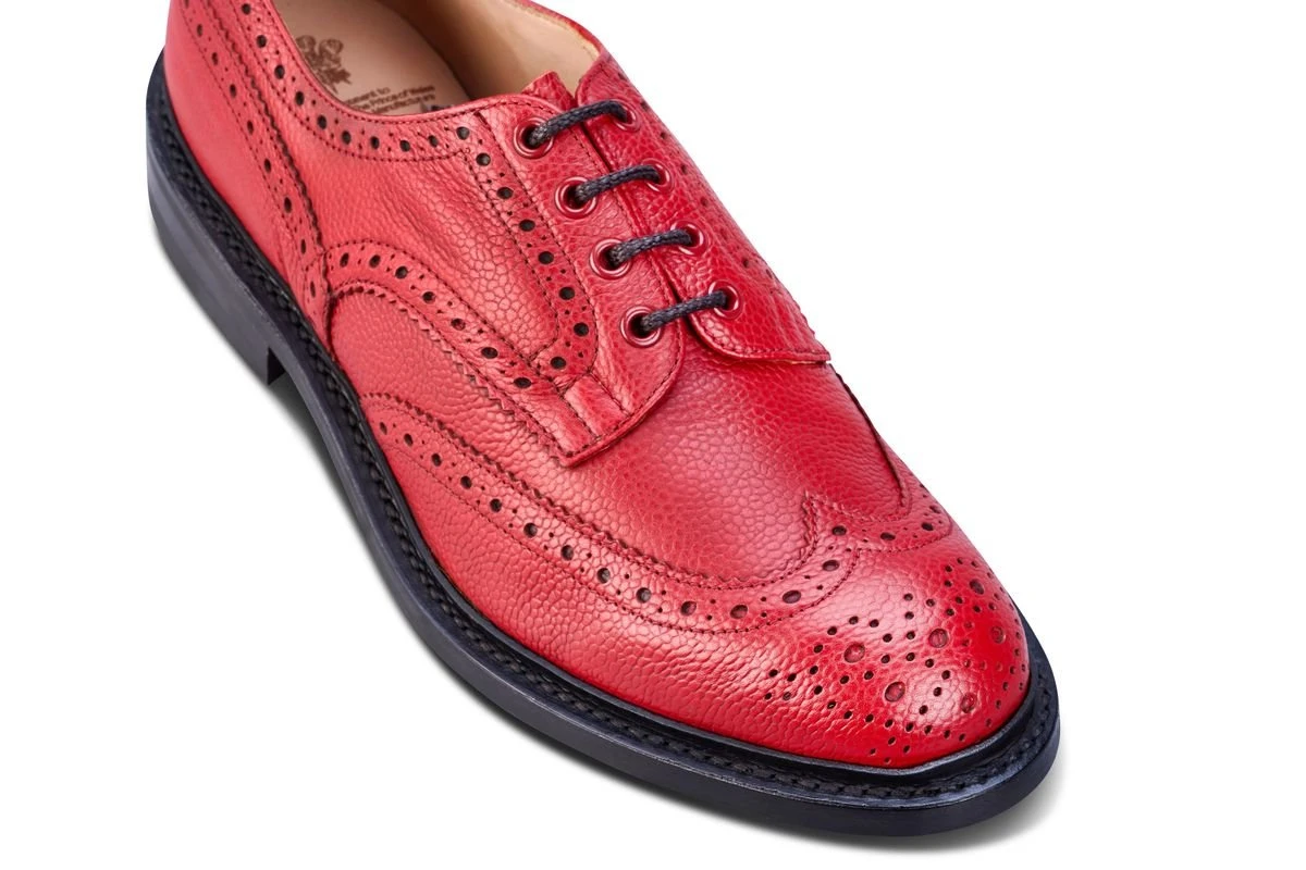 Bourton Country Shoe - Red Scotch Grain 2 Bourton Country Shoe - Red Scotch Grain - Image 2