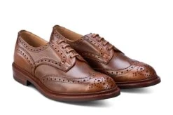 Bourton Country Shoe - Tan Cross Hatch -Men Shoes Store bourton country shoe tan cross hatch 850423