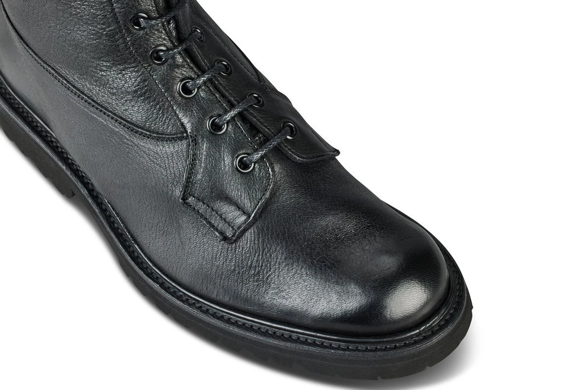 Burford Country Boot - Black Olivvia Deerskin 2 Burford Country Boot - Black Olivvia Deerskin - Image 2