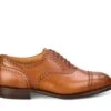 Cambridge JS9518 Brogue Toecap Oxford City Shoe - Beechnut (Multiple Width Fittings)