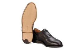 Cambridge JS9518 Brogue Toecap Oxford City Shoe - Black (Multiple Width Fittings) -Men Shoes Store cambridge js9518 brogue toecap oxford city shoe black multiple width fittings 998261