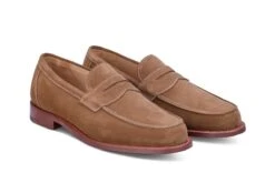 Chicago Penny Loafer - Snuff Repello Suede -Men Shoes Store chicago penny loafer snuff repello suede 678059