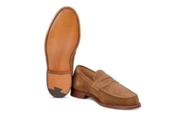 Chicago Penny Loafer - Snuff Repello Suede -Men Shoes Store chicago penny loafer snuff repello suede 824632