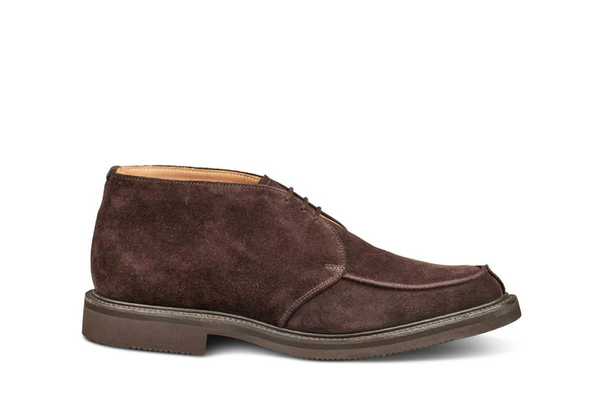 David Apron Boot - Coffee Castorino Suede 1 David Apron Boot - Coffee Castorino Suede