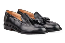 Elton Tassel Loafer - Black Box Calf -Men Shoes Store elton tassel loafer black box calf 531717