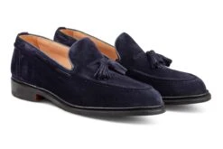 Elton Tassel Loafer - Navy Suede 7 Elton Tassel Loafer - Navy Suede -Men Shoes Store elton tassel loafer navy suede 256575