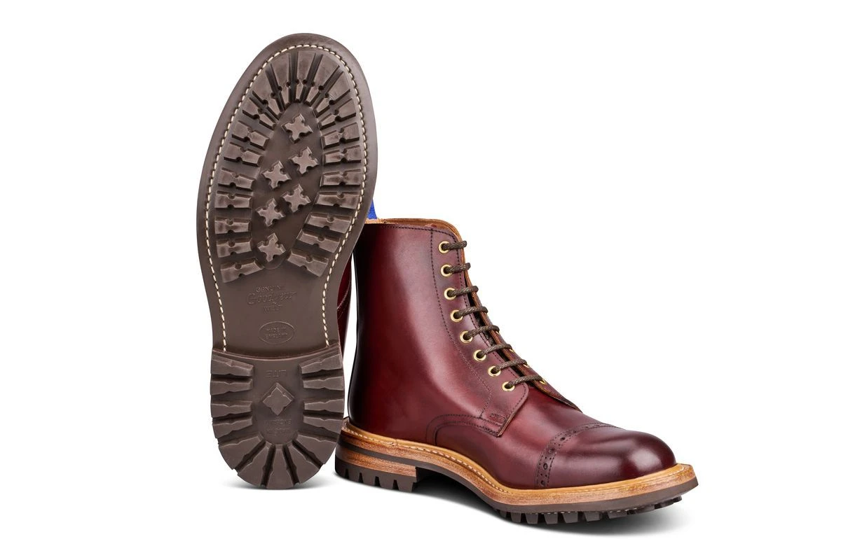Gregory Derby Boot - Burgundy Burnished (Tricker's Exclusive) 5 Gregory Derby Boot - Burgundy Burnished (Tricker's Exclusive) - Image 5
