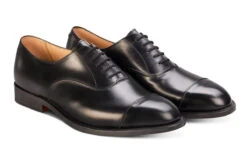 Henley JS9550 Plain Toecap Oxford City Shoe - Black (Multiple Width Fittings) -Men Shoes Store henley js9550 plain toecap oxford city shoe black multiple width fittings 742209