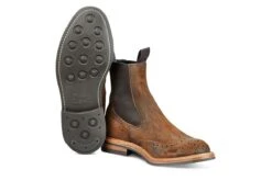 Henry Country Boot - Snuff Reverse Suede -Men Shoes Store henry country boot snuff reverse suede 186565