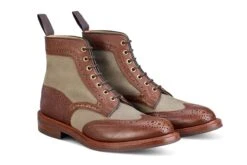 Kelmscott Country Boot - Mahogany/Khaki Two Tone -Men Shoes Store kelmscott country boot mahoganykhaki two tone 670349