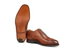 Kensington Toecap Oxford City Shoe - Beechnut Burnished -Men Shoes Store kensington toecap oxford city shoe beechnut burnished 934998