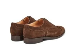 Kensington Toecap Oxford City Shoe - Chocolate Suede -Men Shoes Store kensington toecap oxford city shoe chocolate suede 207836