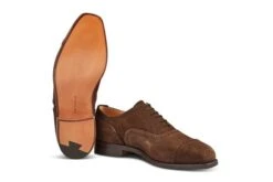 Kensington Toecap Oxford City Shoe - Chocolate Suede -Men Shoes Store kensington toecap oxford city shoe chocolate suede 508327