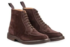 Lawrence Apron Front Derby Boot - Coffee Suede -Men Shoes Store lawrence apron front derby boot coffee suede 462901