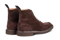Lawrence Apron Front Derby Boot - Coffee Suede -Men Shoes Store lawrence apron front derby boot coffee suede 756306