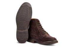 Lawrence Apron Front Derby Boot - Coffee Suede -Men Shoes Store lawrence apron front derby boot coffee suede 893272