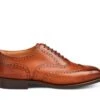 Piccadilly Brogue Oxford City Shoe - Beechnut Burnished