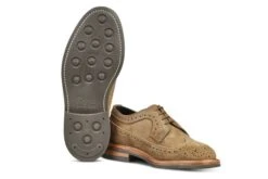 Richard Longwing Brogue - Peanut Reverse Suede -Men Shoes Store richard longwing brogue peanut reverse suede 547097