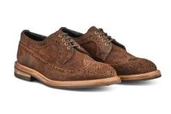 Richard Longwing Brogue - Ridge Reverse Suede -Men Shoes Store richard longwing brogue ridge reverse suede 202462