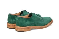 Robert Derby Shoe - Bright Green Castorino Suede -Men Shoes Store robert derby shoe bright green castorino suede 473571