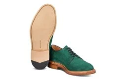 Robert Derby Shoe - Bright Green Castorino Suede -Men Shoes Store robert derby shoe bright green castorino suede 792600