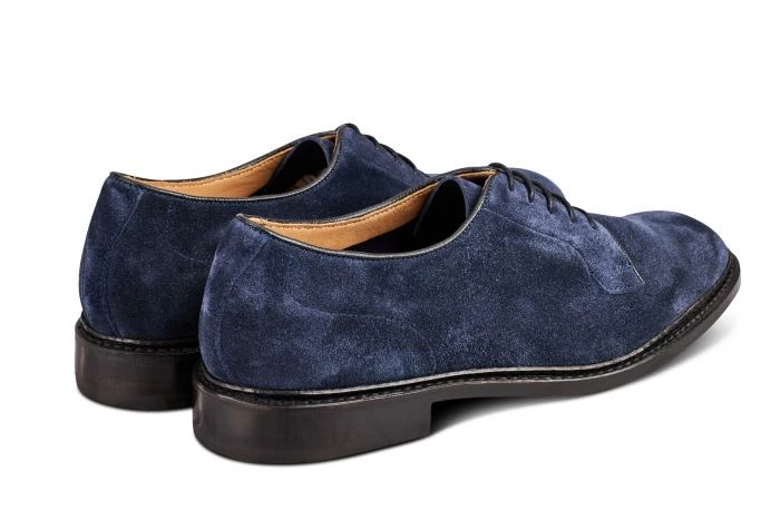 Robert Derby Shoe - Denim Suede 4 Robert Derby Shoe - Denim Suede - Image 4