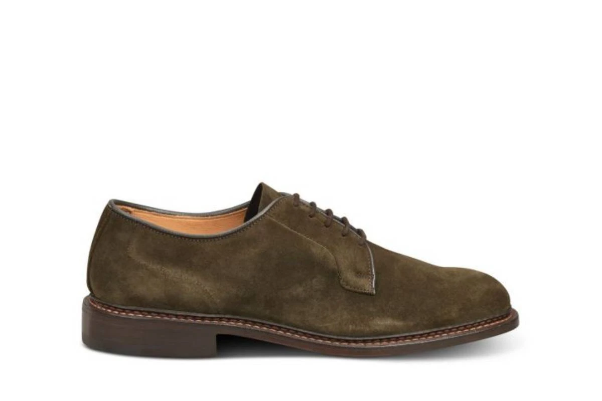 Robert Derby Shoe - Earth Suede 1 Robert Derby Shoe - Earth Suede