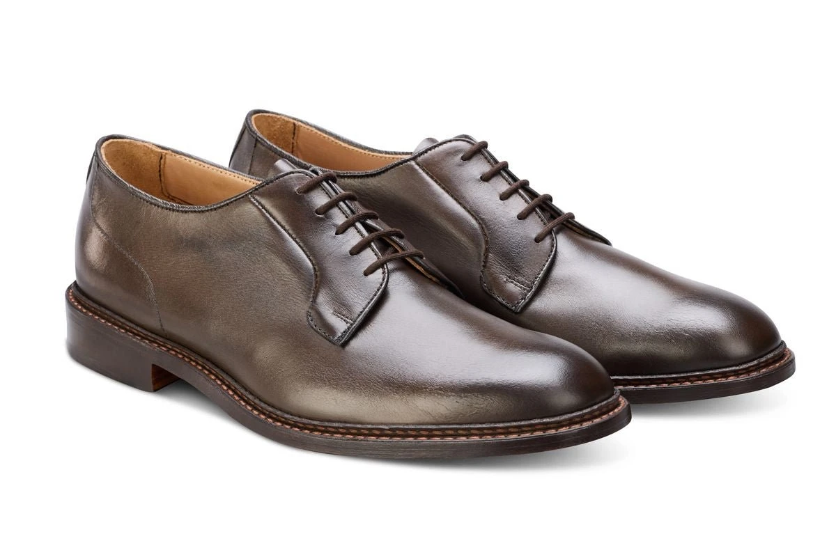 Robert Derby Shoe - Espresso Burnished 4 Robert Derby Shoe - Espresso Burnished - Image 4