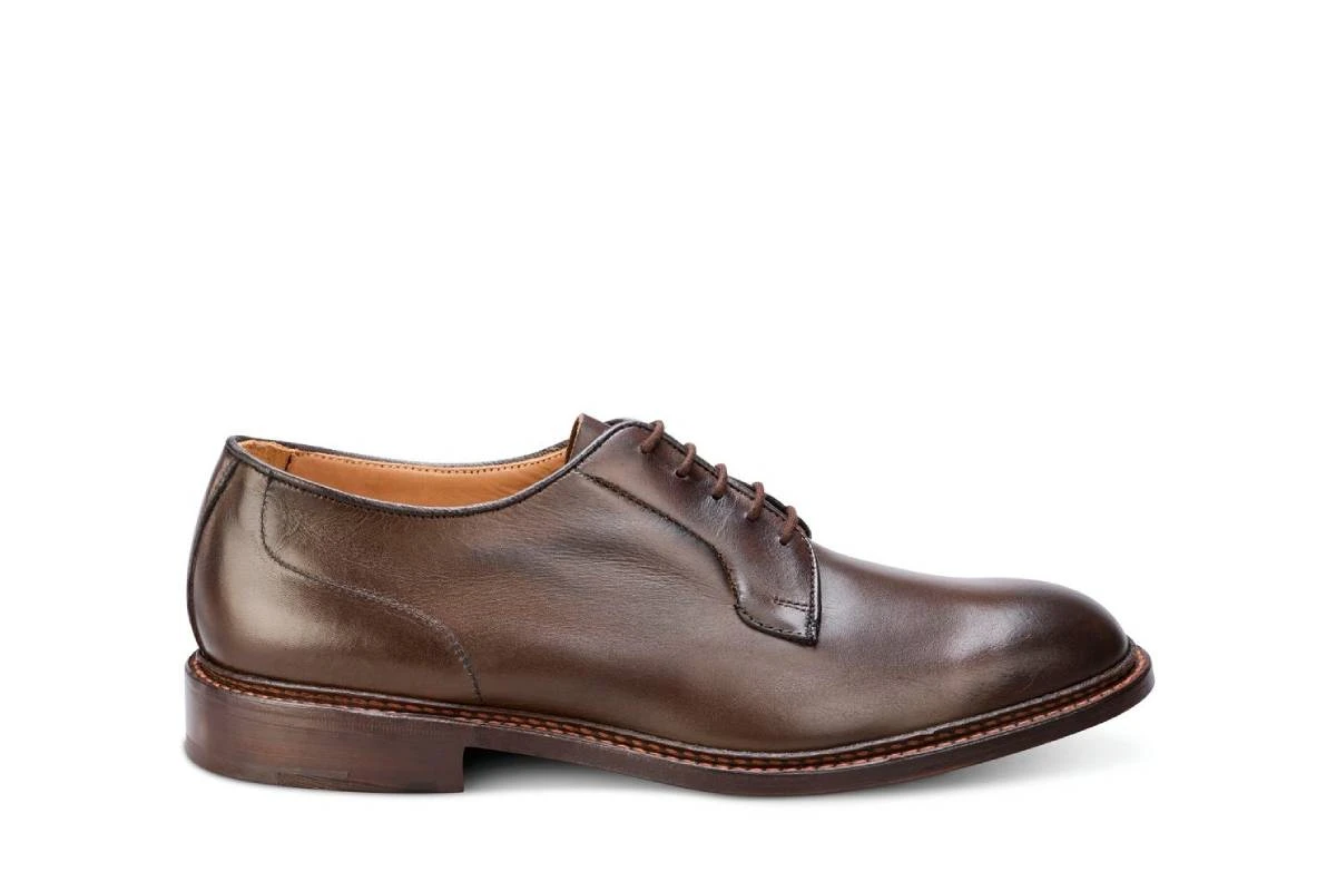 Robert Derby Shoe - Espresso Burnished 1 Robert Derby Shoe - Espresso Burnished