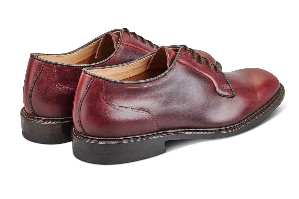 Robert Derby Shoe - Lightweight - Burgundy Cutter 4 Robert Derby Shoe - Lightweight - Burgundy Cutter - Image 4