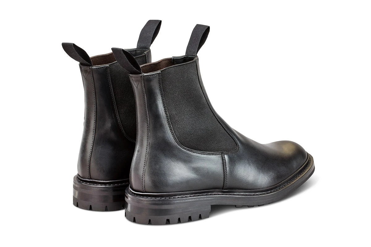 Stephen Chelsea Boot - Black Olivvia Oiled 4 Stephen Chelsea Boot - Black Olivvia Oiled - Image 4