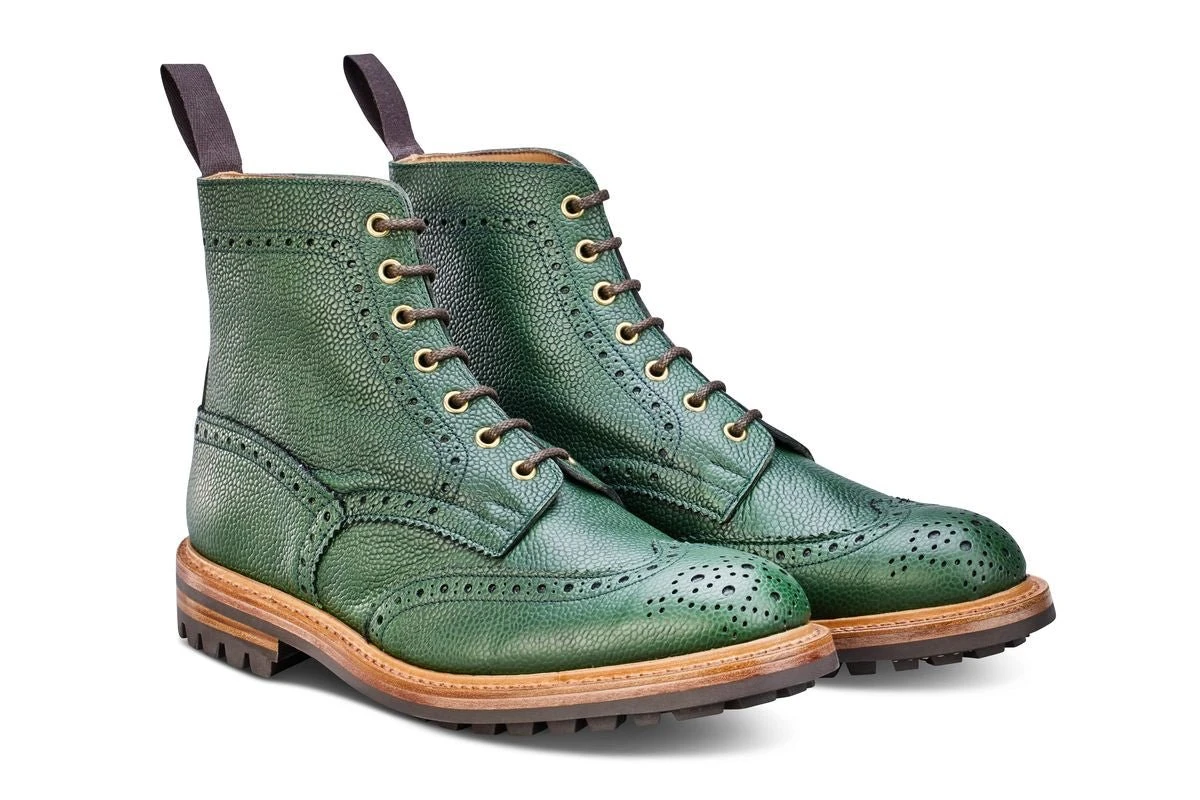 Stow Country Boot - Green Scotch Grain 4 Stow Country Boot - Green Scotch Grain - Image 4