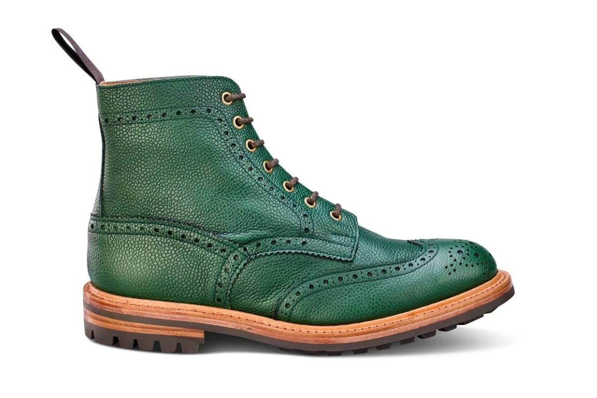 Stow Country Boot - Green Scotch Grain 1 Stow Country Boot - Green Scotch Grain