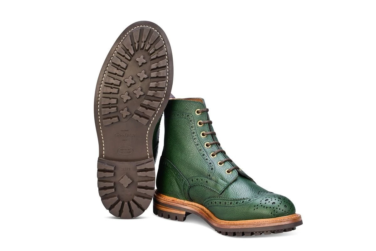 Stow Country Boot - Green Scotch Grain 5 Stow Country Boot - Green Scotch Grain - Image 5