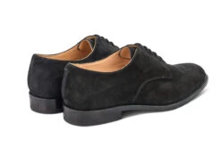 Wiltshire Plain Derby City Shoe - Black Castorino Suede -Men Shoes Store wiltshire plain derby city shoe black castorino suede 556567