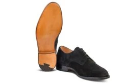 Wiltshire Plain Derby City Shoe - Black Castorino Suede -Men Shoes Store wiltshire plain derby city shoe black castorino suede 813636