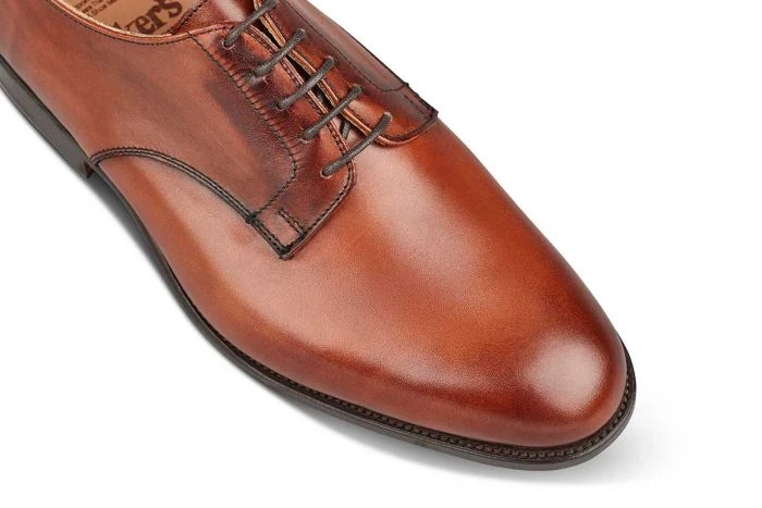 Wiltshire Plain Derby City Shoe - Chestnut 2 Wiltshire Plain Derby City Shoe - Chestnut - Image 2