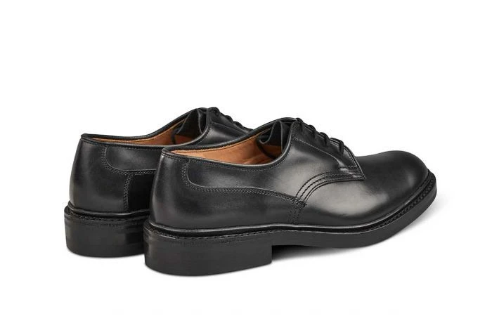 Woodstock Plain Derby Shoe - Black 4 Woodstock Plain Derby Shoe - Black - Image 4