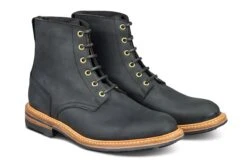 Wychwood Logger Boot - Black Horween Chamois (Tricker's Exclusive) -Men Shoes Store wychwood logger boot black horween chamois 515239