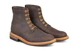Wychwood Logger Boot - Fudge Horween Chamois (Tricker's Exclusive) -Men Shoes Store wychwood logger boot fudge horween chamois 645544